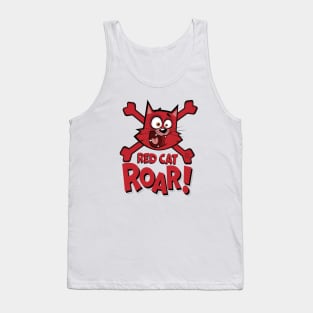 Red Cat Roar Tank Top